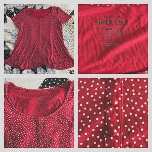 Adorable Red Blouse (size 2X)